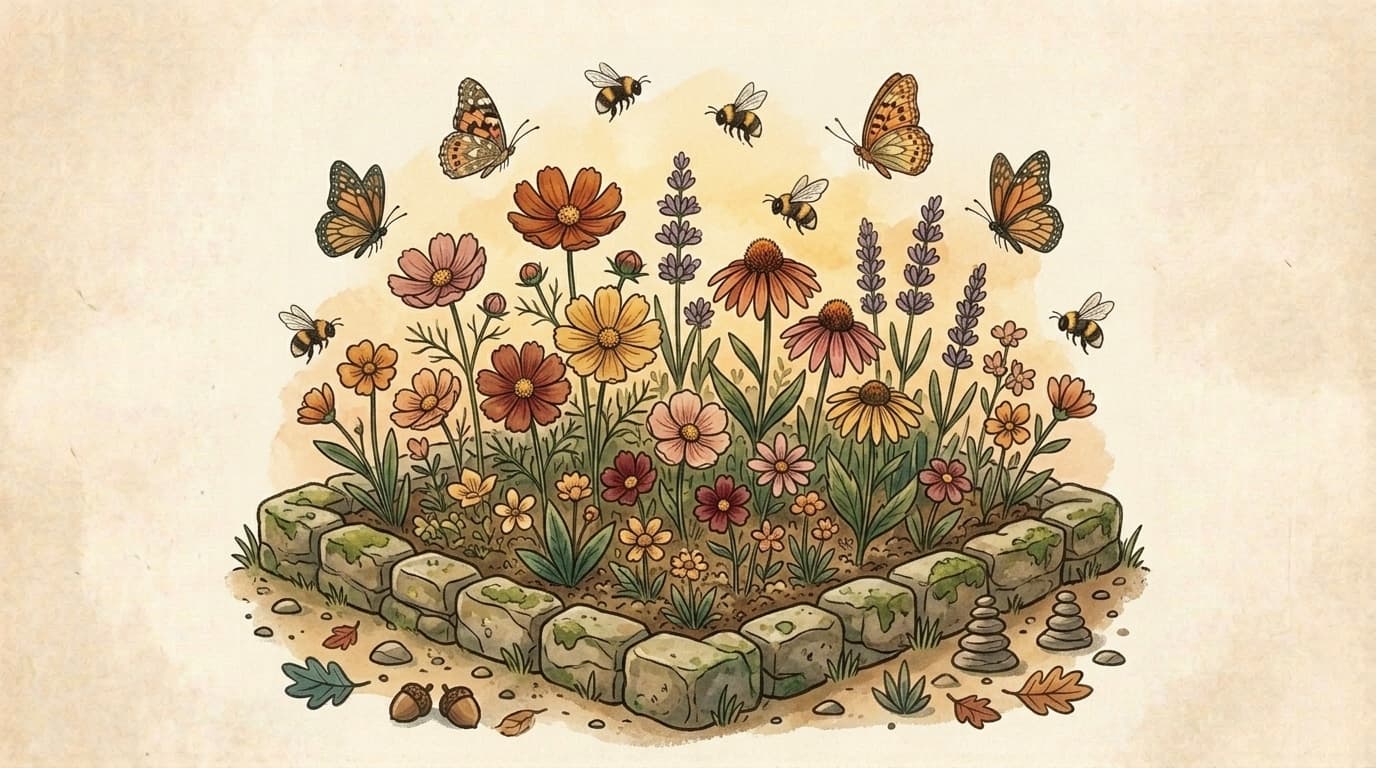 Illustration garden, article « Planeación didáctica en México: guía para hacerla útil »