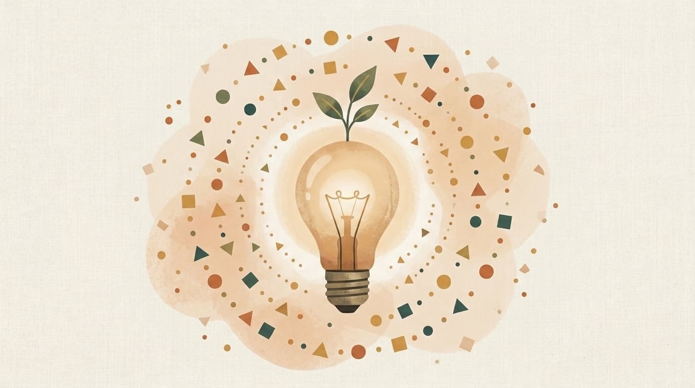 Illustration lightbulb, article « Aprendizaje servicio (ApS): tu primer proyecto comunitario, paso a paso »