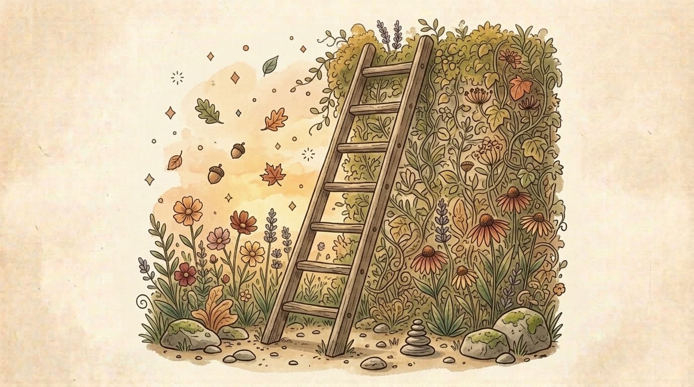 Illustration ladder, article « Evaluar competencias (no solo contenidos): guía práctica »