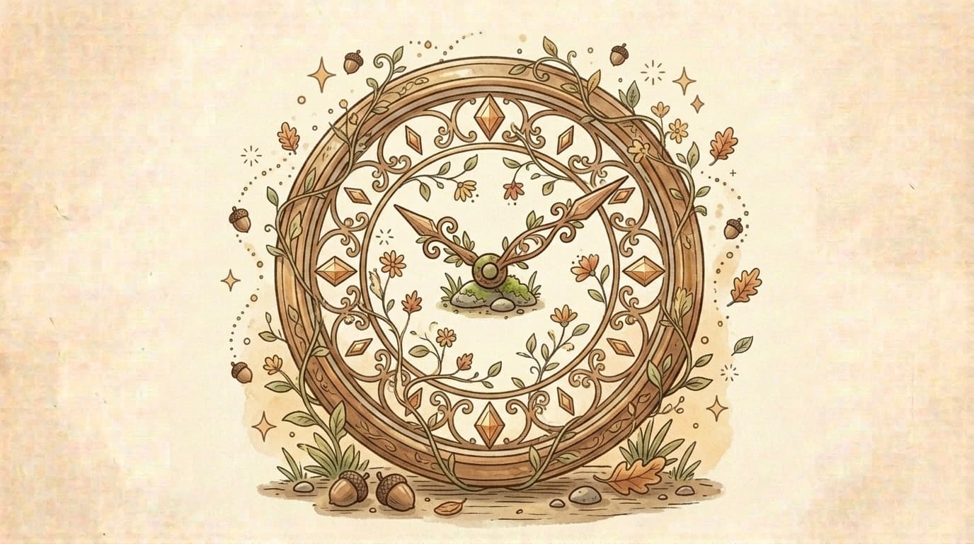 Illustration clock, article « El burnout docente: señales tempranas y qué hacer »