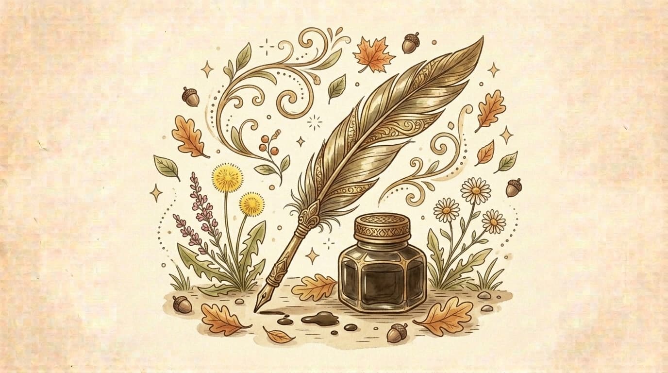 Illustration quill, article « Tecnología en el aula sin pantallas: 12 recursos analógicos que enganchan »